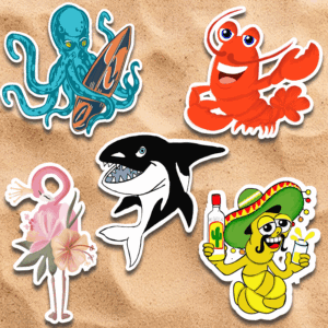 The Beach Life Sticker Pack
