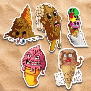 The DTSFG Ice Scream Sticker Pack🍦