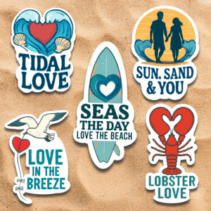 DTSFG Beachy Love Sticker Pack