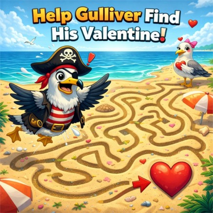 Gulliver's pirate heart maze adventure