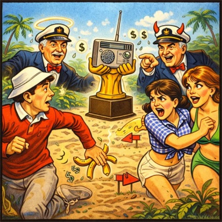 Race for the portable radio