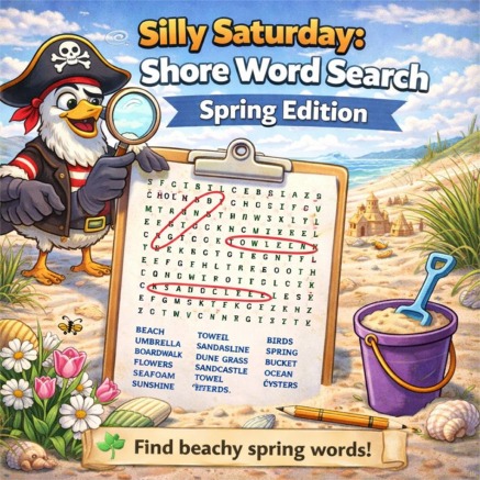 Silly Saturday spring word search