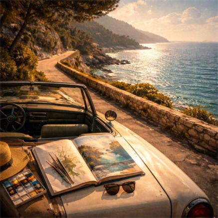 Coastal getaway with a vintage view