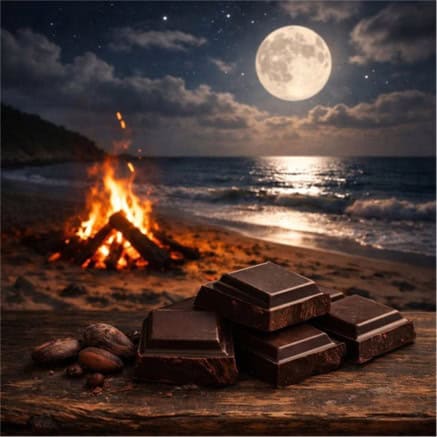 Dark Chocolate at the Shore
