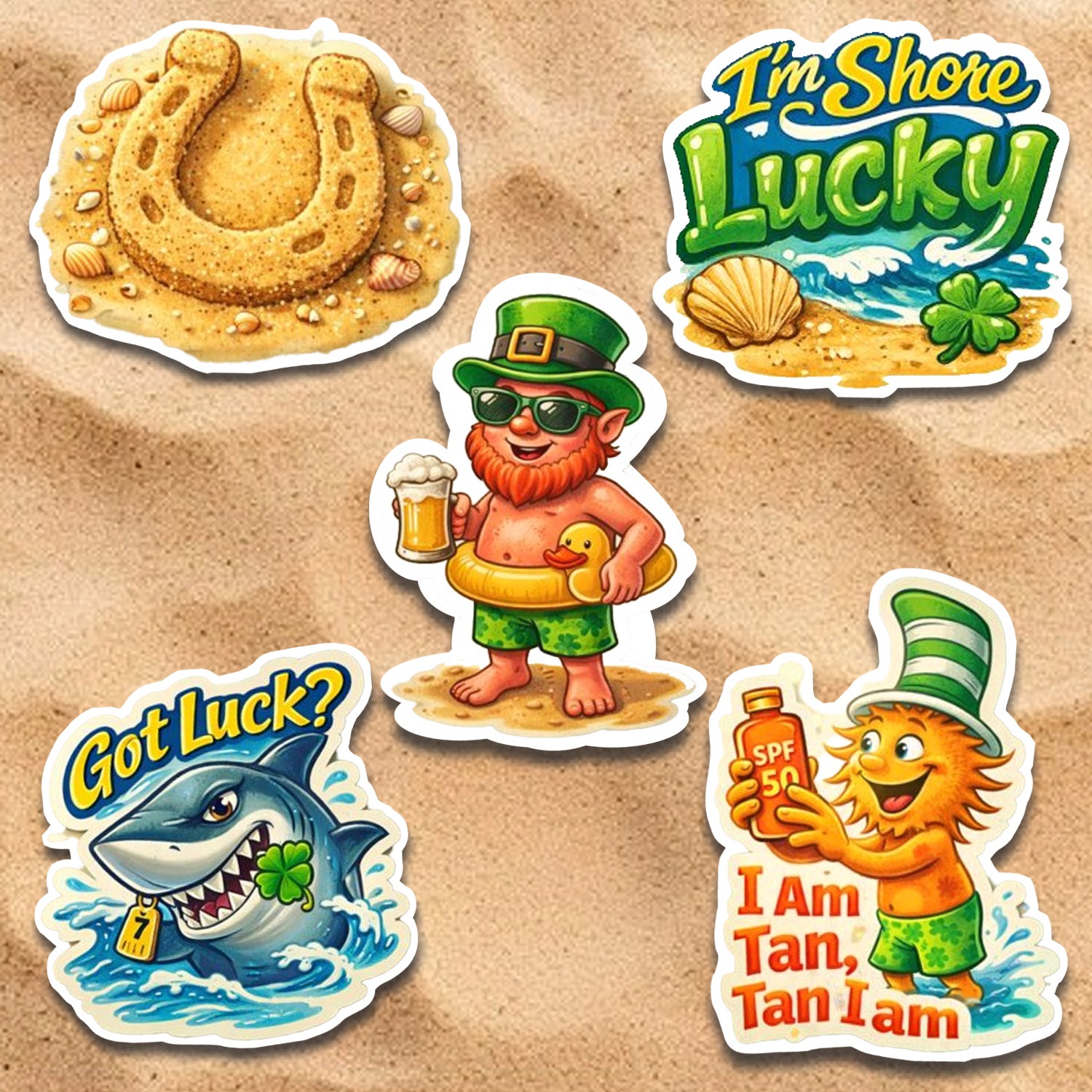 The DTSFG Get Lucky Sticker Pack
