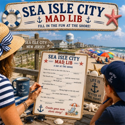 Sea Isle City Mad Lib Game