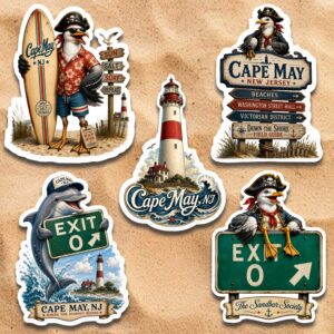 Cape May Sticker Pack